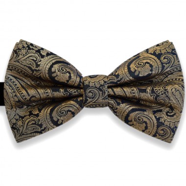  Papion bleumarin, elegant, model crem auriu Luxury Line