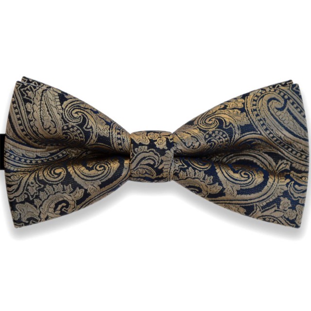  Papion bleumarin, elegant, model crem auriu Luxury Line, clasic