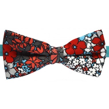 Papion cu model floral colorat Danny 