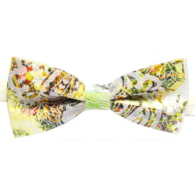 Papion cu model floral colorat Lisa 