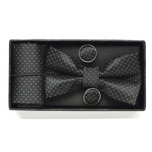 Set papion copii negru JUSTINA