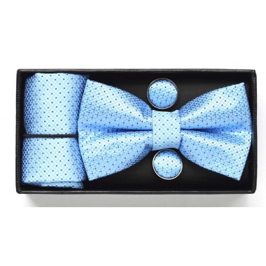 Set papion copii albastru EBBA