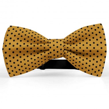 Papion crem-piele de camila, buline mici