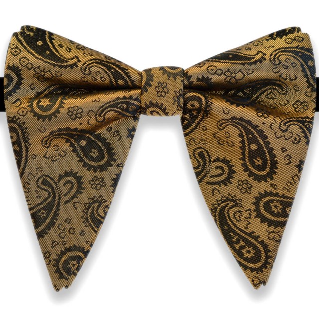  Papion amplu, model French Charm, golden bej, forme paisley