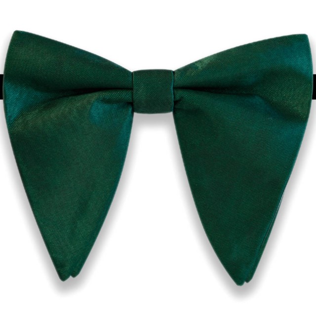  Papion amplu, model French Charm, elegant, verde smarald uni