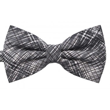 Papion gri cu model abstract negru 