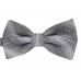 Papion gri cu model abstract negru si patratele albe 