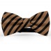 Papion bărbați, maro-trabuc claro, dungi negre late oblice