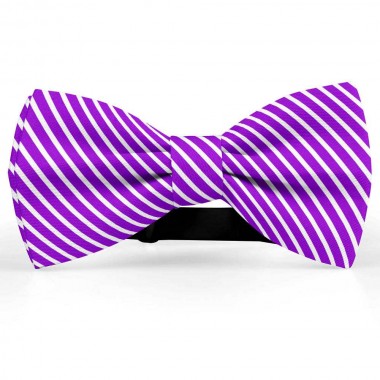 Papion butterfly, violet, imprimeu dungi albe inguste