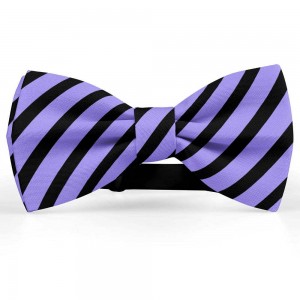 Papion barbati, mov-lavanda, dungi negre late oblice