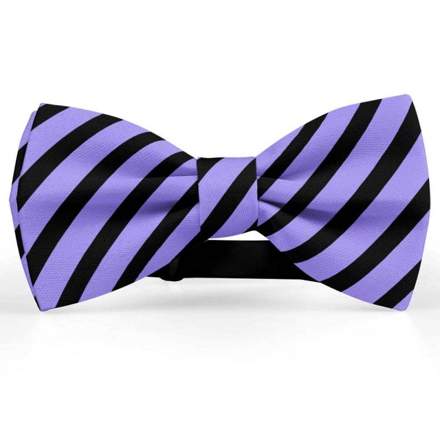 Papion barbati, mov-lavanda, dungi negre late oblice
