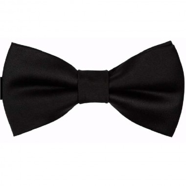  Papion barbati, negru, clasic, cu sclipiri discrete de matase