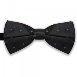 Papion negru, clasic, model Buline Vesele Brodate