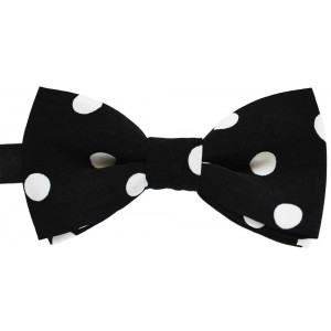 Papion negru cu buline albe 1864