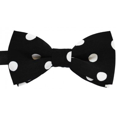 Papion negru cu buline albe 1864