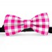 Papion barbati, alb-roz magenta fucsia, model carouri