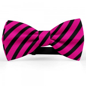 Papion barbati, roz-magenta, dungi negre late oblice