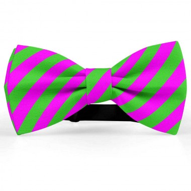 Papion barbati, roz-magenta, dungi oblice verde-mar