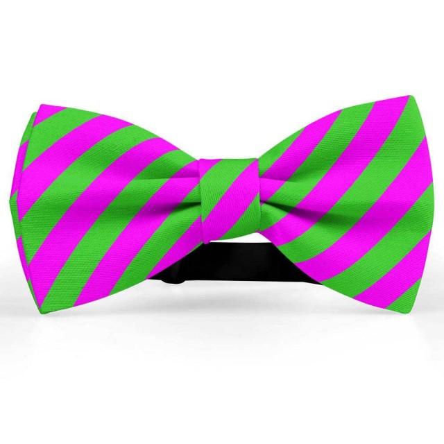 Papion barbati, roz-magenta, dungi oblice verde-mar