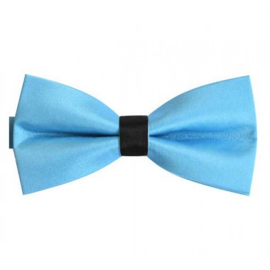  Papion bleu, clasic, uni, bentita neagra