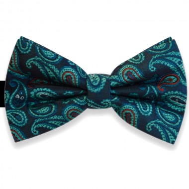  Papion bleumarin, elegant, model albastru-turcoaz Luxury Line