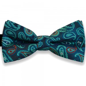  Papion bleumarin, elegant, model clasic albastru-turcoaz Luxury Line