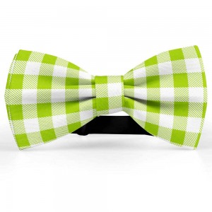 Papion barbati, alb-verde chartreuse, model carouri