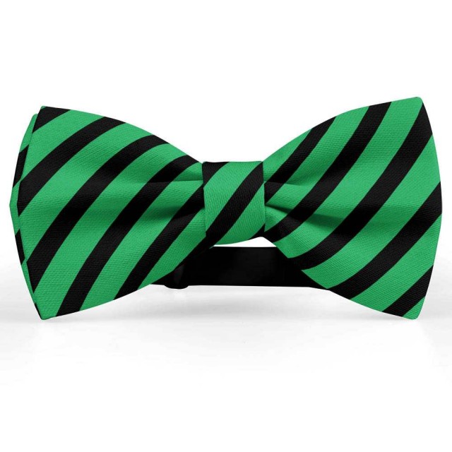 Papion barbati, verde-malachita, dungi negre late oblice