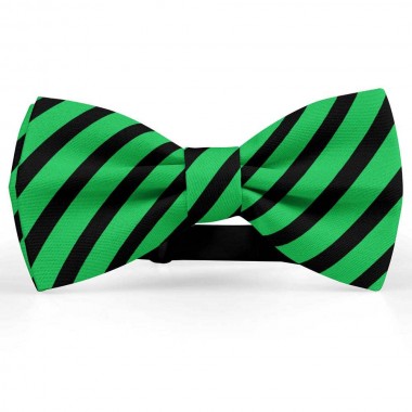 Papion barbati, verde-menta, dungi negre late oblice