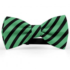 Papion barbati, verde-prasin, dungi negre late oblice