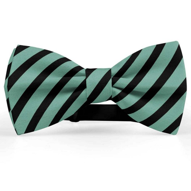 Papion barbati, verde-marin, dungi negre late oblice