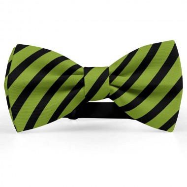 Papion barbati, verde-masliniu, dungi negre late oblice