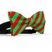Papion butterfly, verde-menta, dungi late rosu-mac