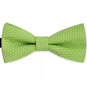 Papion barbati verde absint, clasic, labirint