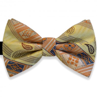 Papion galben sampanie, elegant, model bleumarin, maro, orange pal Luxury Line