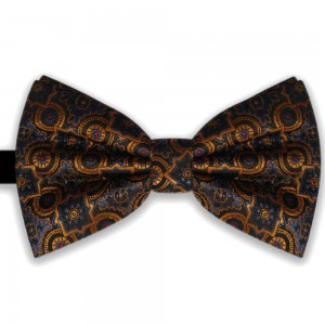  Papion negru, elegant, model colorat Luxury Line