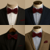 Papion burgundy texturat bărbați – elegant, pentru evenimente formale