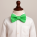 Papion copii verde menta – elegant, satin mătase