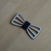 Papion de lemn, personalizat, model Butterfly