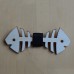 Papion de lemn, personalizat, model Double Fishbone