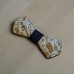 Papion de lemn, personalizat, model Instrumente muzicale