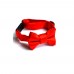 Bratara de mana Papion, rosu intens, model Ruby Red