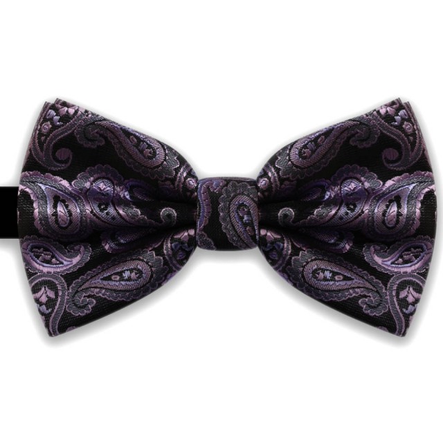  Papion negru, model mov lila Elegant Trend