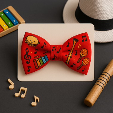 Papion „Orchestra Veselă” – Pentru Bărbați, Copii și Bebeluși
