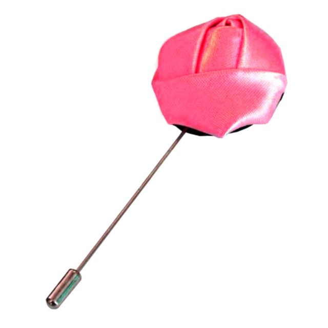 Pin rever sacou, roz fuchsia